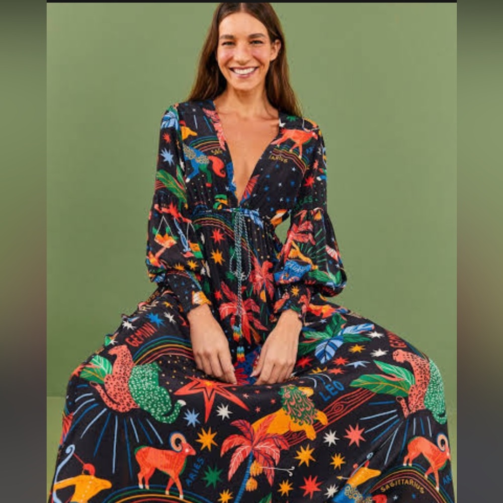 FARM Rio Zodiac Maxi Dress